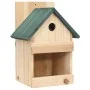 Casa para pájaros 4 unidades madera de abeto 23x19x33 cm de vidaXL, Pajareras - Ref: Foro24-47248, Precio: 61,23 €, Descuento: %