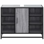 Armario lavabo baño madera ingeniería gris Sonoma 80x33x60 cm de , Muebles de baño - Ref: Foro24-849292, Precio: 74,67 €, Des...