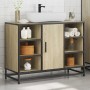 Armario lavabo baño madera ingeniería roble Sonoma 80x33x60 cm de , Muebles de baño - Ref: Foro24-849290, Precio: 78,27 €, De...