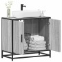 Mueble lavabo baño madera contrachapada sonoma gris 65x33x60 cm de , Muebles de baño - Ref: Foro24-849267, Precio: 64,35 €, D...