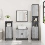 Mueble lavabo baño madera contrachapada sonoma gris 65x33x60 cm de , Muebles de baño - Ref: Foro24-849267, Precio: 64,35 €, D...