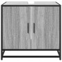 Mueble lavabo baño madera contrachapada sonoma gris 65x33x60 cm de , Muebles de baño - Ref: Foro24-849267, Precio: 64,35 €, D...