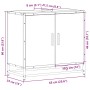 Mueble lavabo baño madera contrachapada sonoma gris 65x33x60 cm de , Muebles de baño - Ref: Foro24-849267, Precio: 64,35 €, D...