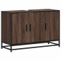 Armario lavabo baño madera ingeniería roble marrón 90x33x60 cm de , Muebles de baño - Ref: Foro24-849273, Precio: 85,31 €, De...