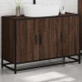 Armario lavabo baño madera ingeniería roble marrón 90x33x60 cm de , Muebles de baño - Ref: Foro24-849273, Precio: 85,31 €, De...