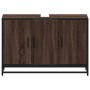 Armario lavabo baño madera ingeniería roble marrón 90x33x60 cm de , Muebles de baño - Ref: Foro24-849273, Precio: 85,31 €, De...
