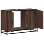 Armario lavabo baño madera ingeniería roble marrón 90x33x60 cm de , Muebles de baño - Ref: Foro24-849273, Precio: 85,31 €, De...