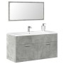 Armario de baño con espejo madera de ingeniería gris hormigón de , Muebles de baño - Ref: Foro24-856380, Precio: 81,05 €, Des...