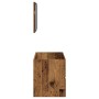 Mueble de baño con espejo de madera antigua madera ingeniería de , Muebles de baño - Ref: Foro24-856377, Precio: 88,74 €, Des...