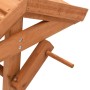 Jardinera en forma de pozo madera de abeto 40x40x84 cm de vidaXL, Adornos para césped y esculturas para jardín - Ref: Foro24-...