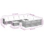 Set de sofás de jardín 11 pzas y cojines ratán sintético gris en Conjuntos de jardín | Comprar online en Foru.es