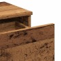 Mesitas de noche 2 uds madera ingeniería envejecida 40x35x65 cm de , Mesitas de noche - Ref: Foro24-856749, Precio: 90,65 €, ...