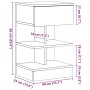 Mesitas de noche 2 uds madera ingeniería envejecida 40x35x65 cm de , Mesitas de noche - Ref: Foro24-856749, Precio: 90,65 €, ...