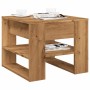 Mesa de centro madera de ingeniería roble artisan 55,5x55x45 cm de , Mesas de centro - Ref: Foro24-856819, Precio: 51,78 €, D...