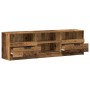Mueble de TV madera ingeniería madera envejecida 150x33,5x45cm de , Muebles TV - Ref: Foro24-856852, Precio: 98,14 €, Descuen...