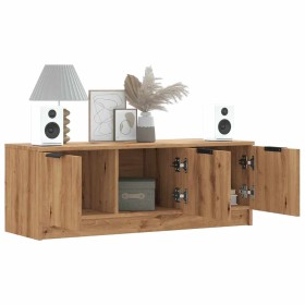Mueble de TV madera contrachapada artisan roble 102x35x36,5 cm de , Muebles TV - Ref: Foro24-856948, Precio: 70,14 €, Descuen...