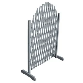 Valla de enrejado de madera maciza de abeto gris 1,8x1 m de vidaXL, Paneles de vallas - Ref: Foro24-310036, Precio: 33,43 €, ...