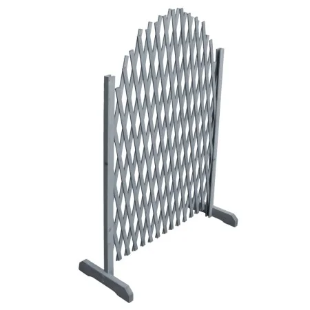 Valla de enrejado de madera maciza de abeto gris 1,8x1 m de vidaXL, Paneles de vallas - Ref: Foro24-310036, Precio: 33,43 €, ...