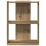 Librería 3 niveles madera ingeniería roble artesanal 60x30x80cm de , Librerías y estanterías - Ref: Foro24-860264, Precio: 42...