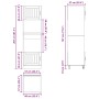 Armarios para horno 2 uds Kalmar roble marrón madera ingeniería de , Armarios de cocina - Ref: Foro24-3315048, Precio: 188,28...
