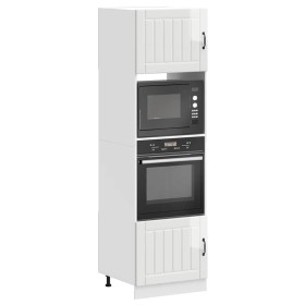 Armarios para horno 2 uds Kalmar blanco brillante de , Armarios de cocina - Ref: Foro24-3315043, Precio: 224,70 €, Descuento: %