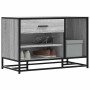 Banco zapatero madera de ingeniería gris sonoma 80x40x53,5 cm de , Bancos para recibidores y almacenamiento - Ref: Foro24-849...