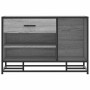 Banco zapatero madera de ingeniería gris sonoma 80x40x53,5 cm de , Bancos para recibidores y almacenamiento - Ref: Foro24-849...