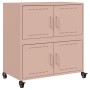 Aparador de acero laminado en frío rosa 68,5x39x72 cm de , Aparadores - Ref: Foro24-846651, Precio: 105,95 €, Descuento: %
