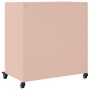 Aparador de acero laminado en frío rosa 68,5x39x72 cm de , Aparadores - Ref: Foro24-846651, Precio: 105,95 €, Descuento: %