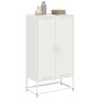 Aparador de acero blanco 68,5x38,5x123,5 cm de , Aparadores - Ref: Foro24-846499, Precio: 108,42 €, Descuento: %