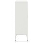 Aparador de acero blanco 68,5x38,5x123,5 cm de , Aparadores - Ref: Foro24-846499, Precio: 108,42 €, Descuento: %