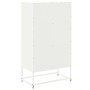 Aparador de acero blanco 68,5x38,5x123,5 cm de , Aparadores - Ref: Foro24-846499, Precio: 108,42 €, Descuento: %