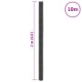 Membrana para malezas PP negra 2x10 m de , Mallas antihierbas - Ref: Foro24-4005228, Precio: 26,50 €, Descuento: %
