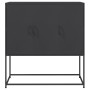 Aparador de acero negro 100,5x39x107 cm de , Aparadores - Ref: Foro24-846536, Precio: 103,89 €, Descuento: %