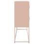 Aparador de acero laminado en frío rosa 100,5x39x107 cm de , Aparadores - Ref: Foro24-846597, Precio: 109,11 €, Descuento: %