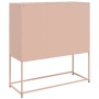 Aparador de acero laminado en frío rosa 100,5x39x107 cm de , Aparadores - Ref: Foro24-846597, Precio: 109,11 €, Descuento: %