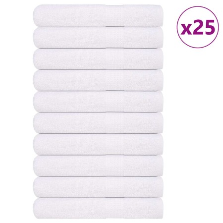 Toallas de sauna 25 uds 100% algodón blanco 80x200 cm 360 gsm de , Toallas - Ref: Foro24-136664, Precio: 224,42 €, Descuento: %