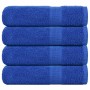 Toallas de ducha 4 uds 100% algodón azul 70x140 cm 360 gsm de , Toallas - Ref: Foro24-136714, Precio: 41,31 €, Descuento: %
