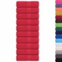 Toallas 10 uds 100% algodón rojo 30x30 cm 360 gsm de , Toallas - Ref: Foro24-136922, Precio: 20,69 €, Descuento: %