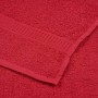 Toallas de sauna 4 uds 100% algodón rojo 80x200 cm 360 gsm de , Toallas - Ref: Foro24-136936, Precio: 47,88 €, Descuento: %