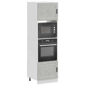 Armarios para horno 2 uds Porto gris hormigón madera ingeniería de , Armarios de cocina - Ref: Foro24-3315055, Precio: 220,57...