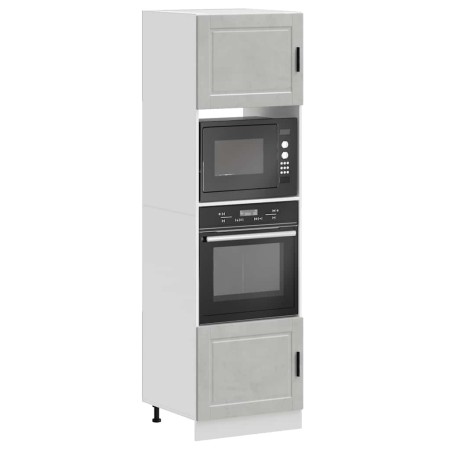 Armarios para horno 2 uds Porto gris hormigón madera ingeniería de , Armarios de cocina - Ref: Foro24-3315055, Precio: 220,57...