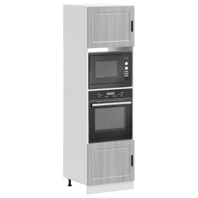 Armarios para horno 2 uds Porto gris sonoma madera ingeniería de , Armarios de cocina - Ref: Foro24-3315057, Precio: 221,65 €...