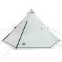 Tienda familiar tipi 6 personas tela opaca impermeable blanca de , Tiendas de campaña - Ref: Foro24-4009448, Precio: 356,35 €...