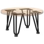 Patas de mesa tipo horquilla 4 uds acero macizo negro 20 cm de , Patas para mesas - Ref: Foro24-4012432, Precio: 39,19 €, Des...