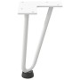 Patas de mesa tipo horquilla 4 uds acero macizo blanco 20 cm de , Patas para mesas - Ref: Foro24-4012413, Precio: 31,70 €, De...