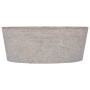 Lavabo gris mármol Ø40x15 cm de vidaXL, Lavabos - Ref: Foro24-149179, Precio: 136,09 €, Descuento: %