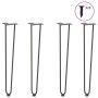 Patas de mesa tipo horquilla 4 uds acero macizo antracita 72 cm de , Patas para mesas - Ref: Foro24-4012426, Precio: 56,83 €,...