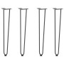 Patas de mesa tipo horquilla 4 uds acero macizo antracita 72 cm de , Patas para mesas - Ref: Foro24-4012426, Precio: 56,83 €,...