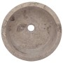 Lavabo gris mármol Ø40x15 cm de vidaXL, Lavabos - Ref: Foro24-149179, Precio: 136,09 €, Descuento: %